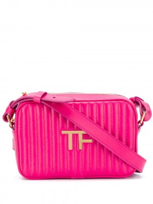 Каркасная сумка с логотипом TOM FORD. Цвет: розовый