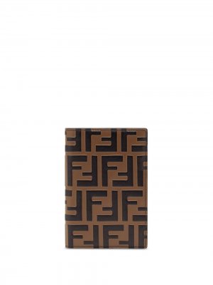 Обложка для паспорта Fendi. Цвет: коричневый