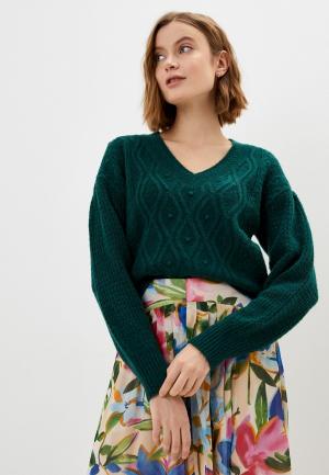 Пуловер Naf. Цвет: зеленый