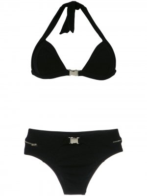 Buckle detail bikini set Amir Slama. Цвет: черный