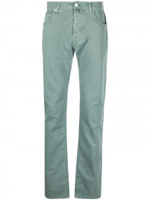 Прямые джинсы с заниженной талией Jacob Cohen. Цвет: зеленый