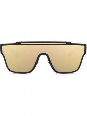 Солнцезащитные очки Viale Piave 2.0 в прямоугольной оправе Dolce & Gabbana Eyewear. Цвет: черный