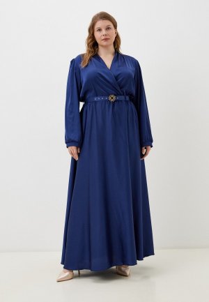 Платье Rinascimento. Цвет: синий