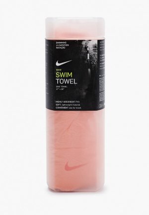 Полотенце Nike. Цвет: коралловый