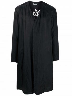 Пальто с вышивкой Black Comme Des Garçons. Цвет: черный