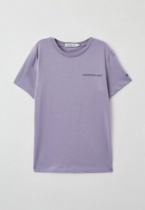 Футболка Calvin Klein Jeans. Цвет: фиолетовый