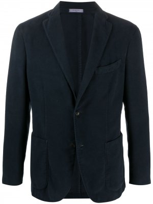 Костюмный пиджак на двух пуговицах Boglioli. Цвет: синий