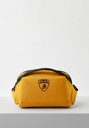 Сумка поясная Automobili Lamborghini. Цвет: желтый