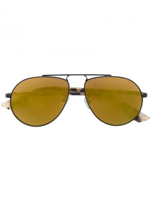 Солнцезащитные очки-авиаторы Mcq By Alexander Mcqueen Eyewear. Цвет: чёрный