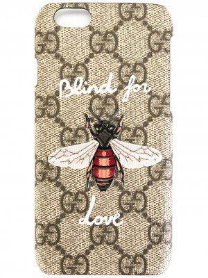 Чехол Blind for Love для iPhone 6/6s Gucci. Цвет: серый