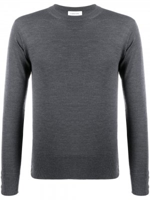Пуловер с круглым вырезом Thom Browne. Цвет: серый