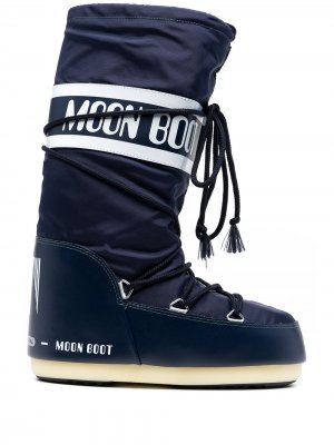 Зимние сапоги Classic Icon Moon Boot. Цвет: синий