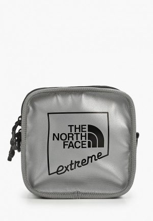 Сумка The North Face. Цвет: серебряный