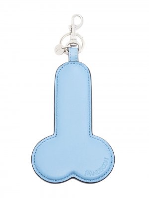Брелок для ключей с подвеской JW Anderson. Цвет: синий