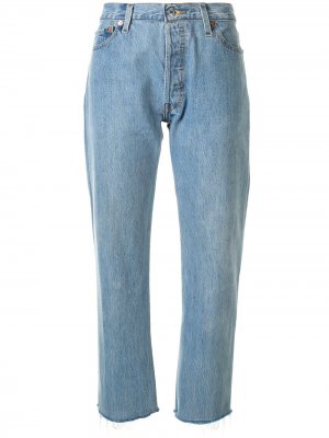 Укороченные джинсы Stove RE/DONE. Цвет: синий