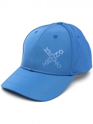 Бейсболка с логотипом Kenzo. Цвет: синий