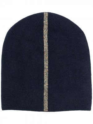 Кашемировая шапка бини Damian Warm-Me. Цвет: синий
