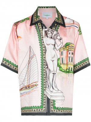 Рубашка Lago de Casa из коллаборации с Browns 50 Casablanca. Цвет: розовый