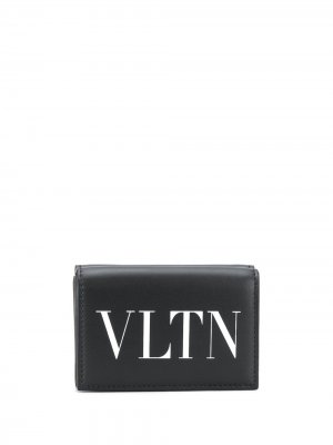 Кошелек с логотипом VLTN Valentino Garavani. Цвет: черный