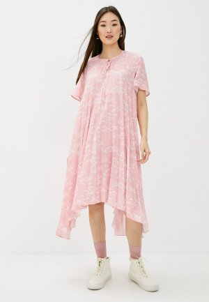 Платье Markus Lupfer. Цвет: розовый