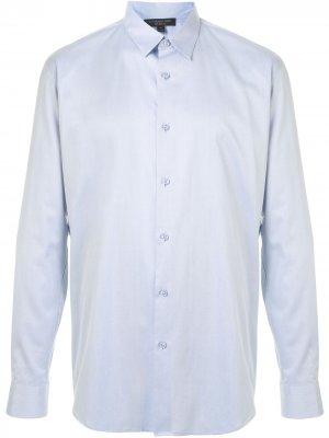 Рубашка строгого кроя Shanghai Tang. Цвет: синий