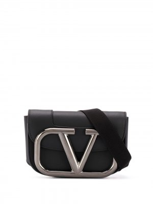 Маленькая поясная сумка с логотипом VLogo Valentino Garavani. Цвет: черный