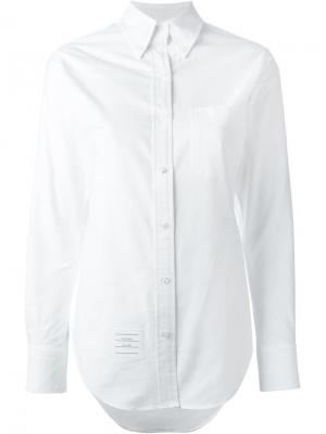 Классическая рубашка Thom Browne. Цвет: белый