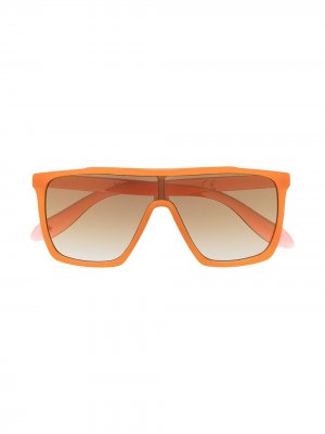 Солнцезащитные очки-маска Santino Molo. Цвет: оранжевый