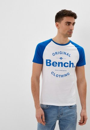 Футболка Bench. Цвет: белый