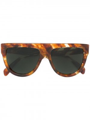 Aviator sunglasses Celine Eyewear. Цвет: коричневый