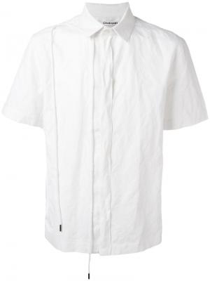 Рубашка String с короткими рукавами Chalayan. Цвет: белый
