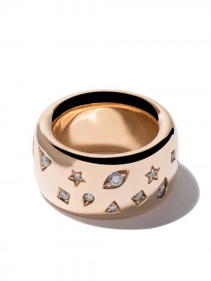 Кольцо Iconica из розового золота с бриллиантами Pomellato. Цвет: розовый