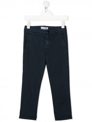 Узкие джинсы средней посадки Dondup Kids. Цвет: синий
