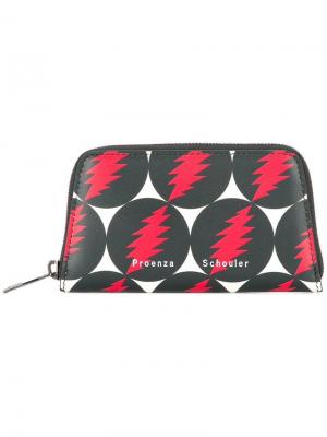 Компактный кошелек Grateful Dead трапециевидной формы на молнии Proenza Schouler. Цвет: разноцветный