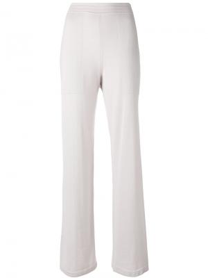 Расклешенные трикотажные брюки Calvin Klein. Цвет: 685