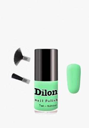 Лак для ногтей Dilon. Цвет: зеленый