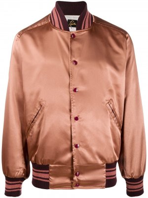 Куртка-бомбер Needles. Цвет: коричневый