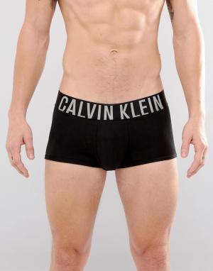 Боксеры-брифы с заниженной талией Calvin Klein. Цвет: черный