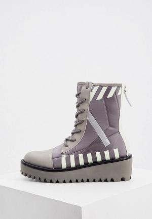 Ботинки United Nude. Цвет: серый