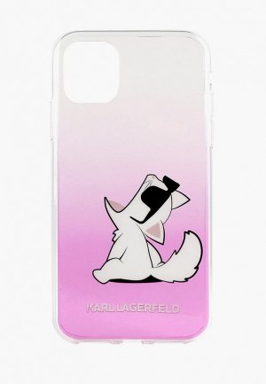 Чехол для iPhone Karl Lagerfeld. Цвет: розовый