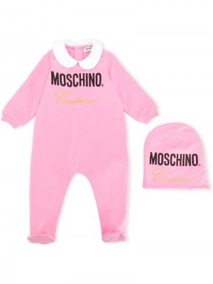 Комплект для новорожденного Moschino Kids. Цвет: розовый