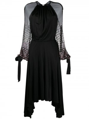 Декорированное платье LANVIN. Цвет: черный