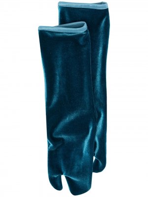 Бархатные носки Simone Wild. Цвет: синий