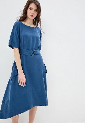 Платье Baon. Цвет: синий