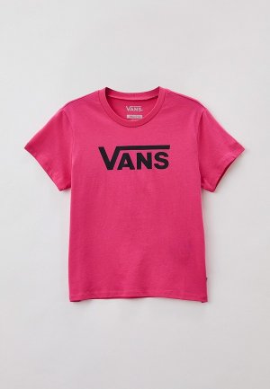 Футболка Vans. Цвет: розовый