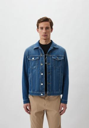 Куртка джинсовая Jacob Cohen. Цвет: синий