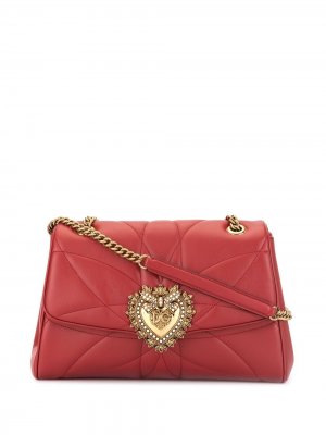 Большая сумка на плечо Devotion Dolce & Gabbana. Цвет: черный