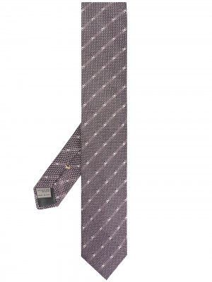 Жаккардовый галстук Canali. Цвет: розовый