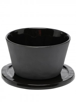 Набор керамической посуды Off-White. Цвет: черный
