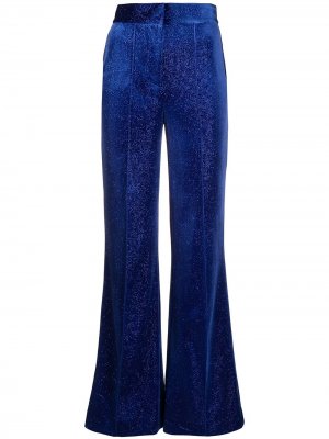 Расклешенные брюки с блестками Alice McCall. Цвет: синий